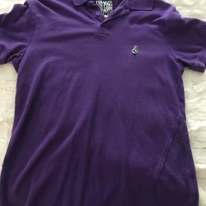Volcom Purple Polo Shirt
